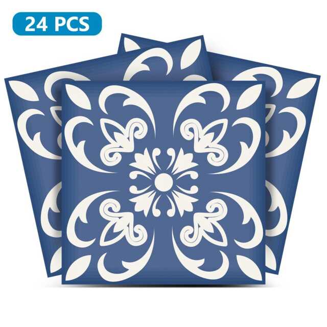 Tavalera Mexican Tile Set Of 24 Tiles Decals Stickers For Walls Kitchen Decals Bathroom Wall N4 - image 1