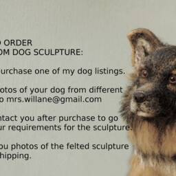 Pomeranian Or Any Other Breed - Will Be Made From Your Photos, Needle Felted Dog - thumbnail 4