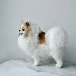 Pomeranian Or Any Other Breed - Will Be Made From Your Photos, Needle Felted Dog - thumbnail 2