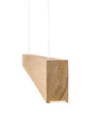 Wooden Ceiling Light Kinty Rectangle Changeable Light Brightness Led Pendant Conference Room Lamp Office Wood Hanging