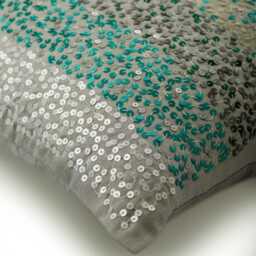 "Decorative Gray Throw Pillow For Bed 24""x24""/26""x26" - thumbnail 3