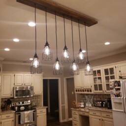 The Eagles' Nest Rustic Barn Wood Chandelier - thumbnail 3