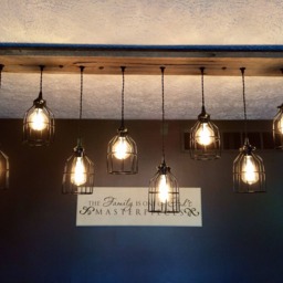 The Eagles' Nest Rustic Barn Wood Chandelier - thumbnail 2