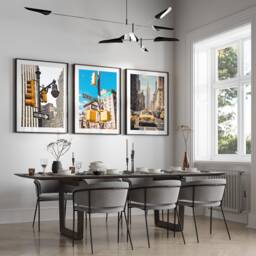 New York Art Print Nyc Wall , New City Poster Minimalist Decor, Traveler Home Decor, Travel - thumbnail 1