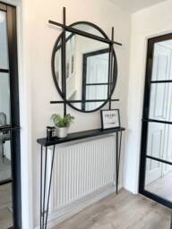 Black Narrow Console Table - thumbnail 1