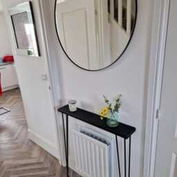 Black Narrow Console Table - thumbnail 4