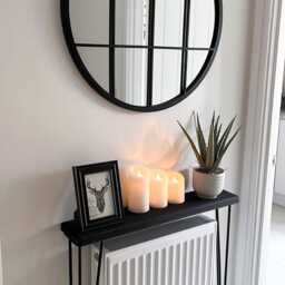 Black Narrow Console Table - thumbnail 2