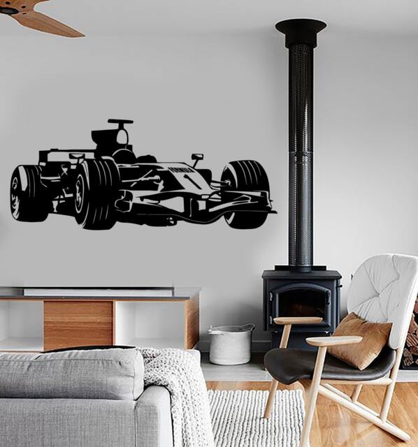 Wall Vinyl Decal Karting Super Kart Race Formula 1 Speed Amazing Decor 1323Dz - image 1