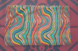 Beautiful New Multicolour Lahariya Indian Handmade Kantha Quilt, Coverlet, Bedcover Gudri Blanket Bedspread Size-Multi