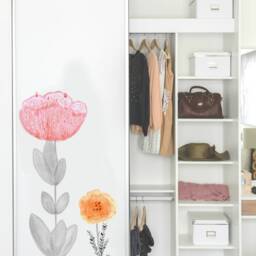Wall Decal Flower, Home D??cor, Bedroom Floral Decal, Nursery Wooly Meadow Collection - Design Nr.4 - thumbnail 3