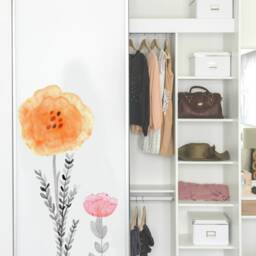 Wall Decal Flower, Home D??cor, Bedroom Floral Decal, Nursery Wooly Meadow Collection - Design Nr.4 - thumbnail 2