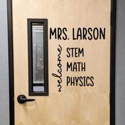 Custom Classroom Wall Decal - Personalized Teacher Name Or School Quote - thumbnail 4