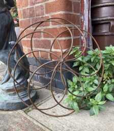 Large Metal Rusty Garden Sculpture Decorative Ornament Steel