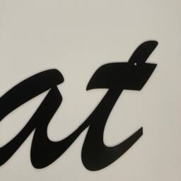 Metal Wall Decor. Eat Sign. Eat. Word Art. Shelf Home Black Kitchen Decor. Sign - thumbnail 2