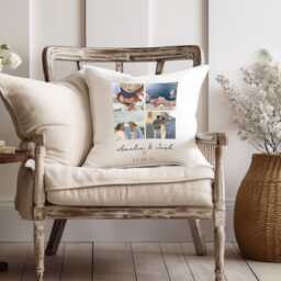 Personalised Photo Cushion - Collage Valentines Gift Boyfriend Cushion, Girlfriend Gifts - thumbnail 3