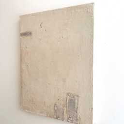 Wabi-Sabi Abstract Painting White Textured Art, 18x24 Canvas - thumbnail 3