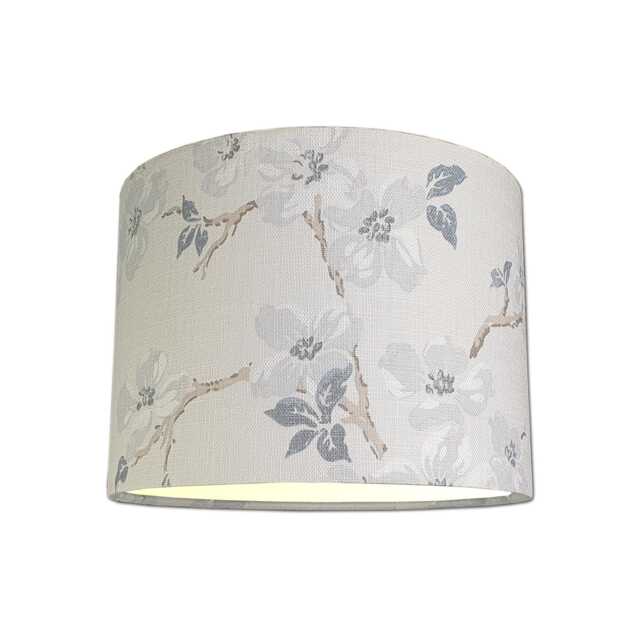 Lampshades in Laura Ashley Iona Silver Fabric Handmade Various Sizes Free Delivery - image 1