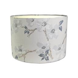 Lampshades in Laura Ashley Iona Silver Fabric Handmade Various Sizes Free Delivery - thumbnail 2