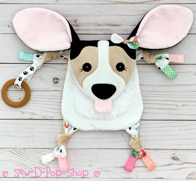 Corgi Baby Toy Plush Mini Lovey - image 1