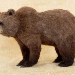 Made To Order Needle Felted Bear Custom Needle Felted Animal Sculpture - thumbnail 3