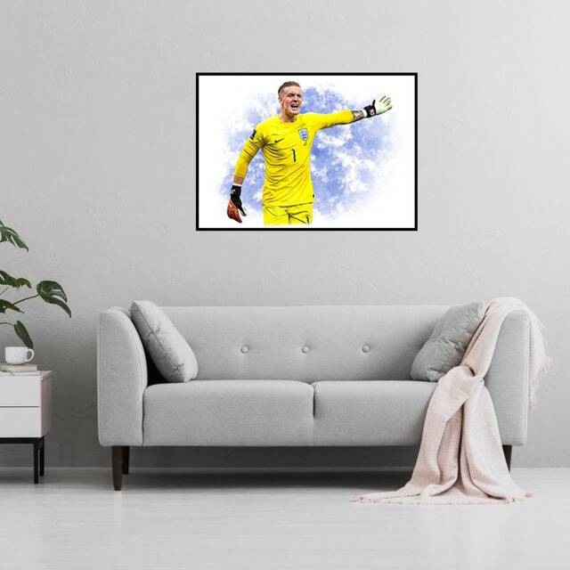 Jordan Pickford England 2022/23 Digital Art Print - On Foamex Board Or Photo Paper - image 1