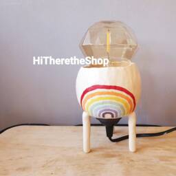 The Rainbow Lamp - Handmade Ceramic Table Lamp. Pottery Gift. Home D??cor. Ceramic Lighting. Table - thumbnail 2