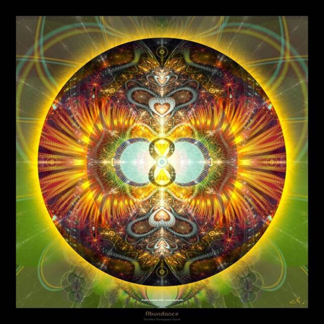 Abundance Mandala Tapestry Spiritual Meditation Wall Art - image 1
