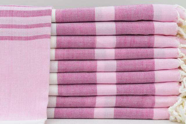 Pink Turkish Towel, 40x70, Ultra Soft Towel, Towel, Bath Turkey Towel, Telo Mare Turco, ??nterior Designer Towel Tkr-Rio - image 1