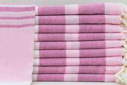 Pink Turkish Towel, 40x70, Ultra Soft Towel, Towel, Bath Turkey Towel, Telo Mare Turco, ??nterior Designer Towel Tkr-Rio - thumbnail 1