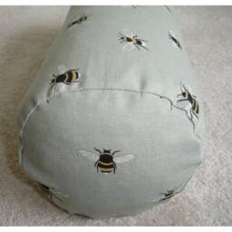 Bees Bolster Pillow Cover 6x16 Cylinder Round Bee Cushion Sham Neck Roll Scatter Throw Case 16x6 16 - thumbnail 3