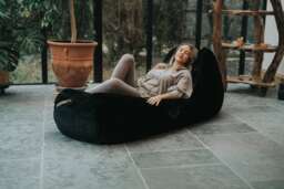 Faux Fur Recliner Bean Bag Handmade Adult & Kids Sofa - thumbnail 1