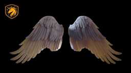Angel Wings - Pair - Style 1 For Model Horse Artists Unpainted Resin - All Scales Available - thumbnail 1