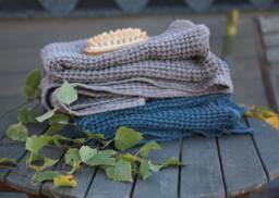 Linen Waffle Bath Towels, Natural Waffle Towels For Sauna, Gym, Organic Towel Hand, Face Set Bath, Super Absorbent Ecofriendly Towels