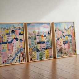 Set Of 3 Paddington Posters, London Travel Prints, UK Wall Art, Station Poster Sets, City Decor Gift For Home - thumbnail 2