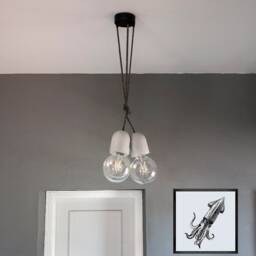 Concrete Pendant Lamp - Multiple Concrete Pendant Lamp Ceiling Light - thumbnail 2