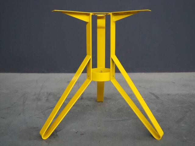 "Kitchen & Dining Table Pedestal, Metal Round Base , 28"" Height 22" - image 1