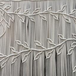 Macrame Curtain, Boho Wedding Photography Backdrop, Large Wall Hanging Decor - thumbnail 3