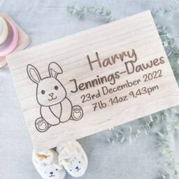 Baby Memory Keepsake Box Teddy Bear Animals - thumbnail 2