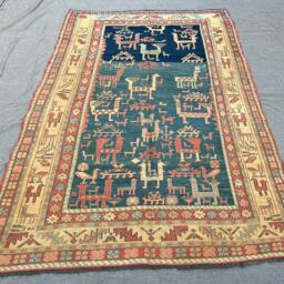 Beautiful 5'4x8'2 Ft Handmade Soumak Kilim Rug, Afghan Wool Area Geometric Nursery Flatweave Outdoor 165x251 cm - thumbnail 3
