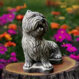 Westie Dog Statue Concrete West Highland Terrier Figurine Stone Garden Memorial Sculpture Cement Outdoor Yard Ornament Dog Lover Gift - thumbnail 2