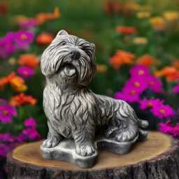 Westie Dog Statue Concrete West Highland Terrier Figurine Stone Garden Memorial Sculpture Cement Outdoor Yard Ornament Dog Lover Gift - thumbnail 1