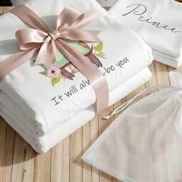 Personalised Love Bird Wedding Duvet Cover Set, Mr & Mrs Anniversary Gift Keepsake - thumbnail 2