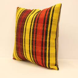Throw Kilim Pillow 20x20 in 50x50 cm Kelim Kissen Turkish Pillow Cushion Cover Sofa Home Decor 4Ef-118 - thumbnail 3
