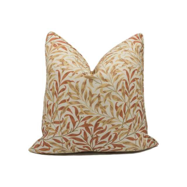 William Morris - Willow Bough Russet/Wheat Iconic Arts & Crafts Design Cushion Cover Handmade Throw Pillow Designer Home D??cor - image 1
