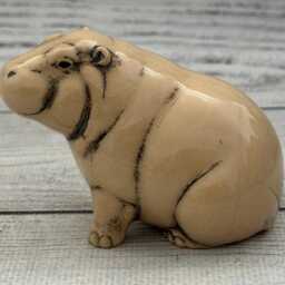 Ceramic Hippo Figurine 2.36 - thumbnail 2