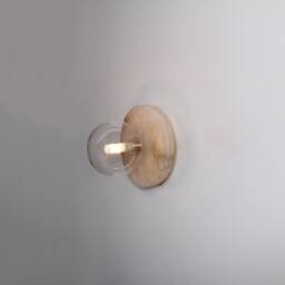 Marble Disc Wall Lighting - Globe Lamp Vanity Light Fixture, Sconce, Lamp, , Small Lighting, Stone Lamp - thumbnail 2