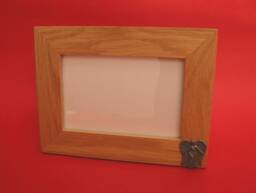 "Guardian Angel Design Real Oak Picture Frame 4"" X 6"