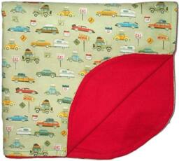 Handmade Flannel Baby Blankets Custom Personalized For Boys - thumbnail 3