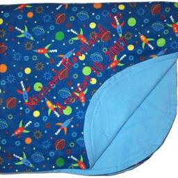 Handmade Flannel Baby Blankets Custom Personalized For Boys - thumbnail 4