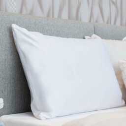 Personalised White Satin Smooth Beauty Housewife Pillowcase